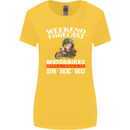 Weekend Forecast Motorbikes Womens Wider Cut T-Shirt Yellow