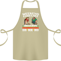Weekend Forecast Rugby Funny Beer Alcohol Cotton Apron 100% Organic Khaki