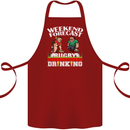 Weekend Forecast Rugby Funny Beer Alcohol Cotton Apron 100% Organic Maroon