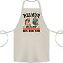 Weekend Forecast Rugby Funny Beer Alcohol Cotton Apron 100% Organic Natural