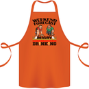 Weekend Forecast Rugby Funny Beer Alcohol Cotton Apron 100% Organic Orange