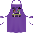 Weekend Forecast Rugby Funny Beer Alcohol Cotton Apron 100% Organic Purple