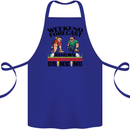Weekend Forecast Rugby Funny Beer Alcohol Cotton Apron 100% Organic Royal Blue