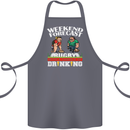 Weekend Forecast Rugby Funny Beer Alcohol Cotton Apron 100% Organic Steel