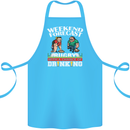 Weekend Forecast Rugby Funny Beer Alcohol Cotton Apron 100% Organic Turquoise