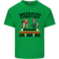 Weekend Forecast Rugby Funny Beer Alcohol Mens Cotton T-Shirt Tee Top Irish Green