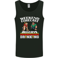 Weekend Forecast Rugby Funny Beer Alcohol Mens Vest Tank Top Black