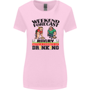 Weekend Forecast Rugby Funny Beer Alcohol Womens Wider Cut T-Shirt Light Pink