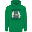 Weekend Funny Beer Cider Wine Alcohol Gin Childrens Kids Hoodie Irish Green