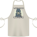 Weekend Funny Beer Cider Wine Alcohol Gin Cotton Apron 100% Organic Natural