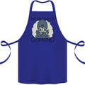 Weekend Funny Beer Cider Wine Alcohol Gin Cotton Apron 100% Organic Royal Blue