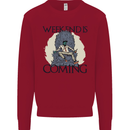 Weekend Funny Beer Cider Wine Alcohol Gin Kids Sweatshirt Jumper Red