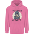 Weekend Funny Beer Cider Wine Alcohol Gin Mens 80% Cotton Hoodie Azelea