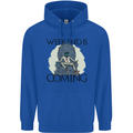 Weekend Funny Beer Cider Wine Alcohol Gin Mens 80% Cotton Hoodie Royal Blue