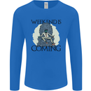 Weekend Funny Beer Cider Wine Alcohol Gin Mens Long Sleeve T-Shirt Royal Blue