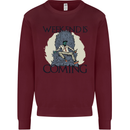 Weekend Funny Beer Cider Wine Alcohol Gin Mens Sweatshirt Jumper Maroon