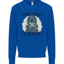 Weekend Funny Beer Cider Wine Alcohol Gin Mens Sweatshirt Jumper Royal Blue