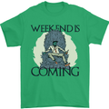 Weekend Funny Beer Cider Wine Alcohol Gin Mens T-Shirt 100% Cotton Irish Green