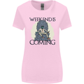 Weekend Funny Beer Cider Wine Alcohol Gin Womens Wider Cut T-Shirt Light Pink