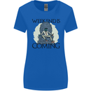 Weekend Funny Beer Cider Wine Alcohol Gin Womens Wider Cut T-Shirt Royal Blue