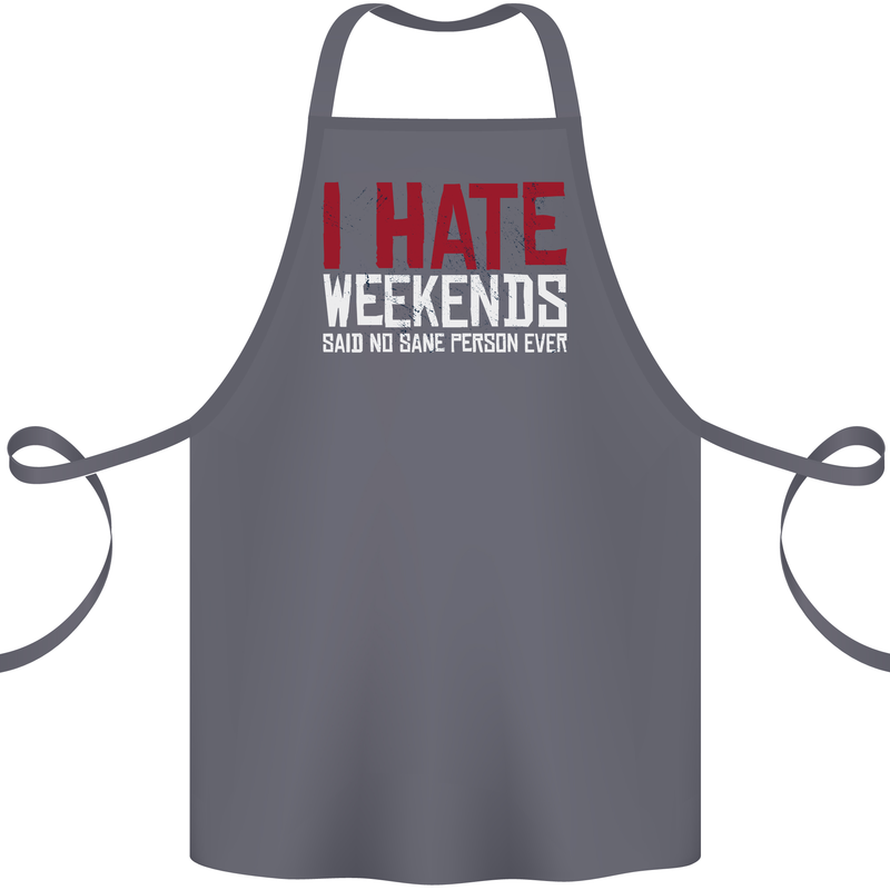 Weekends Funny Beer Alcohol Camping Cycling Cotton Apron 100% Organic Steel
