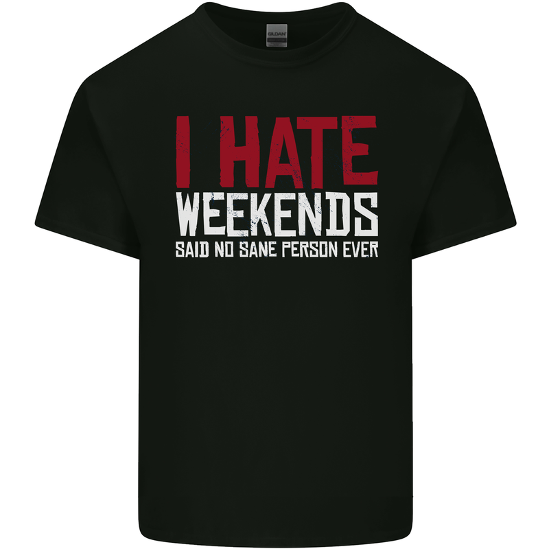Weekends Funny Beer Alcohol Camping Cycling Kids T-Shirt Childrens Black