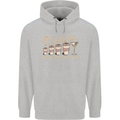 Weekly Coffee To Alcohol Evolution Wine Childrens Kids Hoodie Sports Grey