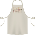Weekly Coffee To Alcohol Evolution Wine Cotton Apron 100% Organic Natural