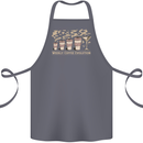 Weekly Coffee To Alcohol Evolution Wine Cotton Apron 100% Organic Steel