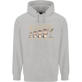 Weekly Coffee To Alcohol Evolution Wine Mens 80% Cotton Hoodie Sports Grey