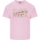 Weekly Coffee To Alcohol Evolution Wine Mens Cotton T-Shirt Tee Top Light Pink