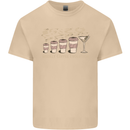 Weekly Coffee To Alcohol Evolution Wine Mens Cotton T-Shirt Tee Top Sand