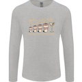Weekly Coffee To Alcohol Evolution Wine Mens Long Sleeve T-Shirt Sports Grey