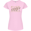 Weekly Coffee To Alcohol Evolution Wine Womens Petite Cut T-Shirt Light Pink