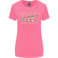 Weekly Coffee To Alcohol Evolution Wine Womens Wider Cut T-Shirt Azalea