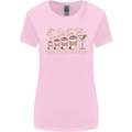 Weekly Coffee To Alcohol Evolution Wine Womens Wider Cut T-Shirt Light Pink
