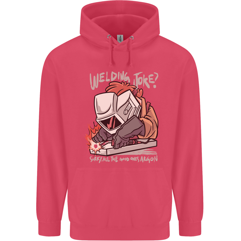 Welding Joke All the Good Ones Argon Welder Childrens Kids Hoodie Heliconia