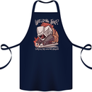 Welding Joke All the Good Ones Argon Welder Cotton Apron 100% Organic Navy Blue
