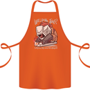 Welding Joke All the Good Ones Argon Welder Cotton Apron 100% Organic Orange