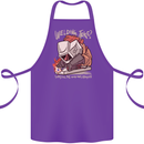 Welding Joke All the Good Ones Argon Welder Cotton Apron 100% Organic Purple