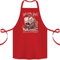 Welding Joke All the Good Ones Argon Welder Cotton Apron 100% Organic Red