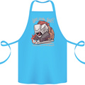 Welding Joke All the Good Ones Argon Welder Cotton Apron 100% Organic Turquoise