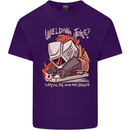 Welding Joke All the Good Ones Argon Welder Mens Cotton T-Shirt Tee Top Purple
