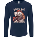 Welding Joke All the Good Ones Argon Welder Mens Long Sleeve T-Shirt Navy Blue