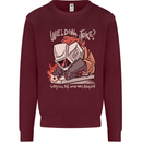 Welding Joke All the Good Ones Argon Welder Mens Sweatshirt Jumper Maroon
