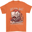 Welding Joke All the Good Ones Argon Welder Mens T-Shirt Cotton Gildan Orange