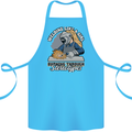 Welding Like a Girl Funny Welder Cotton Apron 100% Organic Turquoise