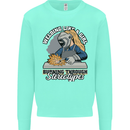 Welding Like a Girl Funny Welder Kids Sweatshirt Jumper Peppermint