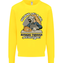 Welding Like a Girl Funny Welder Kids Sweatshirt Jumper Yellow