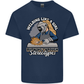Welding Like a Girl Funny Welder Kids T-Shirt Childrens Navy Blue